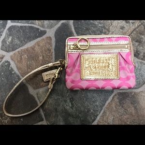 Coach Poppy Small Wristlet/ Wallet